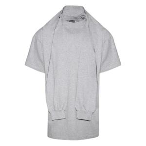 25 SS 발렌시아가 인코그니토 후드 레이어드 티셔츠 797722TLVF9 TP439201372
