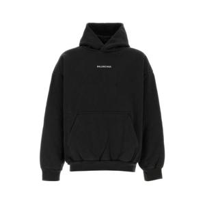 발렌시아가 반팔 티셔츠 767877TRVJ3 1569 Black