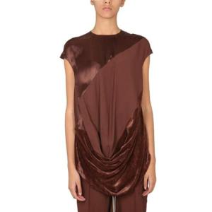 Rick Owens 라운드넥 드레이프 블라우스 RP02B6207OHYV 43 TP943955422