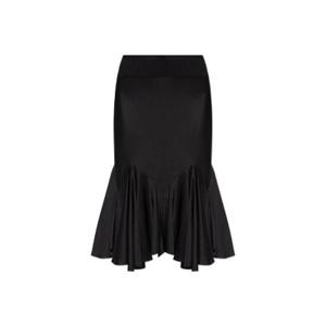 Rick Owens 니 디바인 바이어스 러플 미디 스커트 RP02D3335SCH 09 TP944064337