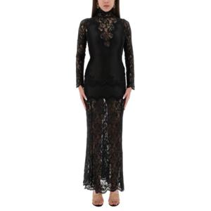 파코라반 미디 원피스 25PJRO043PA0170 P001 BLACK