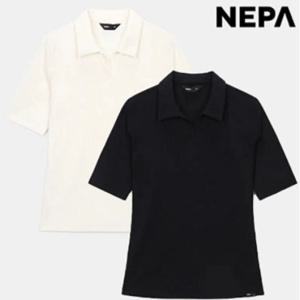 네파[택가 99000원] 여성 골지 반팔 폴로 티셔츠 7K45249