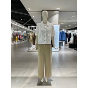 [씨씨콜렉트] C252MSC057 하프슬리브 포켓 칼라 셔츠