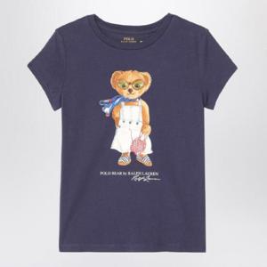 POLO RALPH LAUREN 폴로 베어 티셔츠 네이비 블루 코튼 312965226001CO/Q_POLOR-BH
