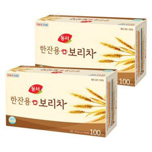 동서 한잔용 보리차 200T (100T 2개)