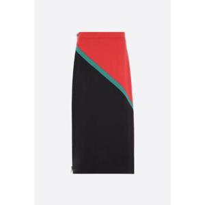 GUCCI wool twill A-line midi skirt 717314ZHW511053