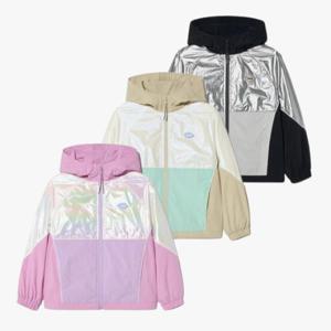휠라키즈(FILA KIDS) (FK2JKH2301X) 샤이니 배색 바람막이