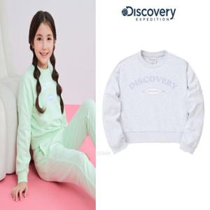 [디스커버리키즈L/US]DKTR14041 여아세미크롭맨투맨