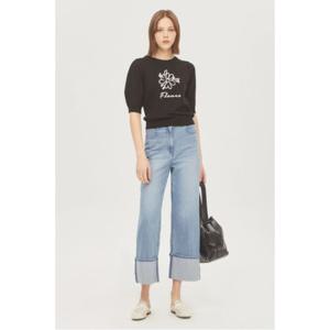 [시슬리]SADP34331 LB   SUMMER  롤업 일자핏 데님 팬츠
