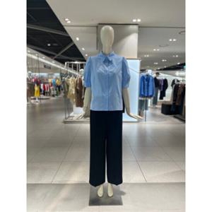 [씨씨콜렉트] C252MSC331 하프슬리브 볼륨 셔링 셔츠