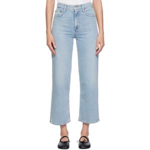 25 SS 에이골디 여성 블루 렌 데님 진 242214F069071