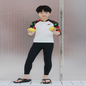 프룻 매니아 래쉬가드 세트 A5BB1BS01BLK