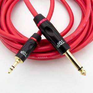 HDTOP HDTOP 국산 3.5 스테레오 TO 5.5 모노 케이블 레드 15M HT-TP1725