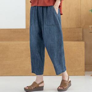 [디얼마미]호야 배기 청바지 /마담 미시 중년 여성 빅사이즈 40대 50대