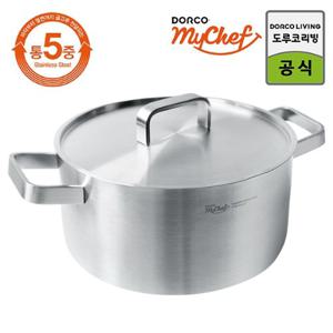 도루코 마이셰프 클래식 통5중 인덕션 양수냄비 28cm /스텐냄비 /곰솥냄비