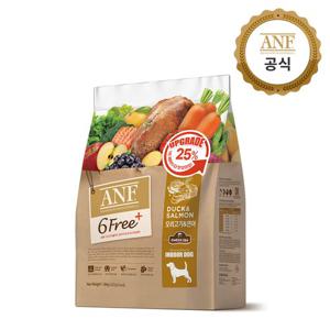 [N]  ANF 식스프리플러스 인도어 독 오리고기&연어 1.6kg 강아지사료