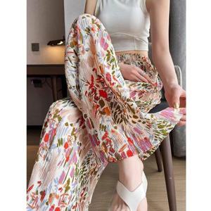 밴딩 주름통바지 G126684스판수채화나염