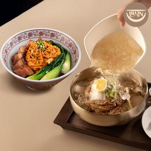 반식엔 물냉면10인분 / 비빔냉면10인분 / 마라비빔면