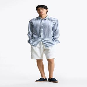 [Regular fit] 스트라이프 린넨 셔츠(T12F1WSH170MT10A5)EB