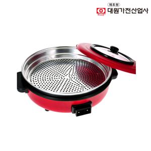 대원가전산업사 전기팬 DW-9800 피자팬 원형팬 전기그릴 찜기팬