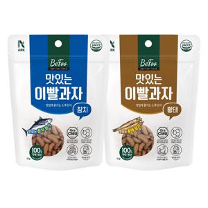 맛있는 이빨과자 고양이 스낵 간식 x2팩 묶음 치석관리 헤어볼