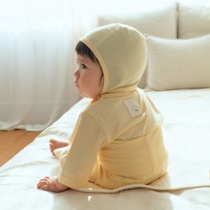 유아 실내복 아기 7부 실내복 옐로우