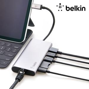 6in1 USB-C타입 멀티포트 허브 F4U092bt SD카드 이더넷 노트북 맥북 허브