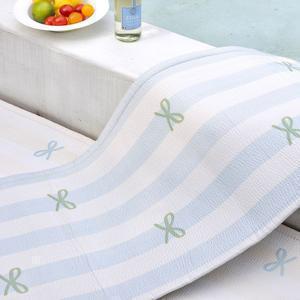 리본 스노우 여름러그 시어서커 거실러그 (2colors / 3size)