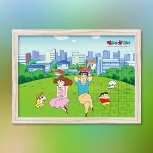 짱구는 못말려 나른한 오후 직소 퍼즐 액자 세트 150피스