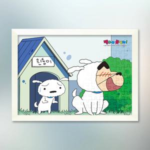 짱구는 못말려 흰둥이 & 흰둥이 직소 퍼즐 액자 세트 150피스