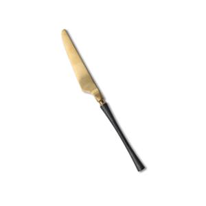 벨르 골드블랙 테이블 나이프 커트러리 디너 양식기