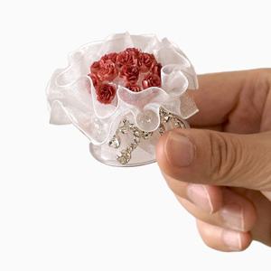 봉안당 꽃장식 미니어쳐 납골당 꾸미기 조화 소담화 레이스꽃