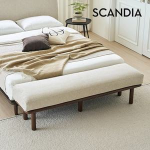 에센스 패브릭 프리미엄 원목 베드벤치(퀸/킹 겸용)