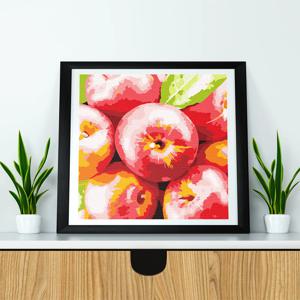 명화그리기 홍사과 20X20 캔버스페인팅 DIY 유화그림 집콕 취미