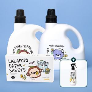 케이맘 빨래필수세트 (세제1.7L+유연제1.7L+건조기시트60매) / 얼룩제거제 증정