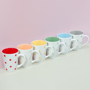 [리퍼] 도트 컬러 머그컵  350ml