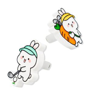 골프토끼 차량용 석고방향제 귀여운 캐디 버디 골프 캐릭터 자동차 인테리어
