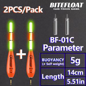 TEMU 2pcs 낚시 발광 전자 플롯 낮과 밤 듀얼 사용 두꺼운 플롯 높은 투과율 LED 라이트 스틱 대형 플로티비티 5g-18g 짧은 스타일로 긴 거리 캐스팅에 CR425 사용
