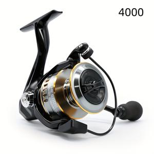 TEMU 1pc Rooblinos HE EVA 스피닝 휠 - 휴대용 접이식 핸들, 대형 파워, 내구성 있는 플라스틱 및 금속 구조, 양손으로 사용 가능, 소금수 및 민물 낚시, 스피닝 낚시릴, 소금수 낚시 장비, 컴팩트한 디자인, 강력한 디자인, 고품질 구성 요소, 낚시꾼