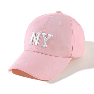 TEMU NY 자수 베이스볼 캡 - 가벼운 조절 가능한 남녀공용 아빠 모자, 혼합 컬러 야외 캐주얼 선캡, 내구성 있는 텍스타일 소재, 일상 헤드웨어