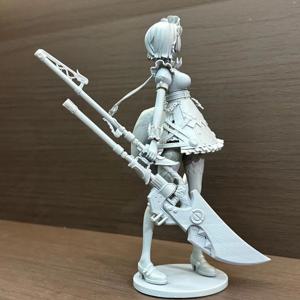 TEMU 75mm 상어 소녀 미완성 모델 만들기 및 취미 재배 > 모형 조립 & 수집 - 장난감 피규어와 인형 세트> 캐릭터 액션 피규어