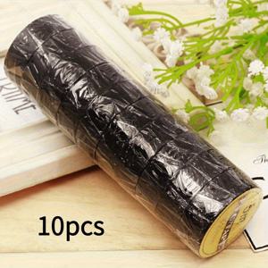 TEMU 10개 PVC 전기 절연 테이프, 강력 접착제, 내열성 및 방습, 내구성 우수, 배선용, 라켓 그립 & 가정용