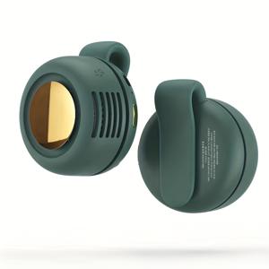 TEMU 휴대용 미니 팬, 3단계 속도 조절 가능, 허리 착용 디자인, USB 충전식, 회전형 바디, 캠핑 및 하이킹·아웃도어 활동에 완벽|캠핑선풍기
