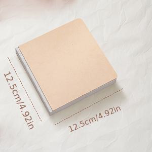 TEMU 1pc 미니 휴대용 스케치북, 빈 그림판, 58매, 230gsm 두께, DIY 커버, 아크릴 마커 및 잉크용, 예술적 책 스타일