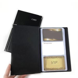 TEMU 전문적인 명함 보관함, 대용량 PVC 카드 정리함, 다중 카드 슬롯, 책상 액세서리, 사무용품