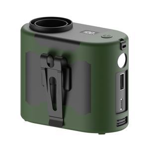 TEMU 허리 매달린 디자인의 초강력 터보 팬 - 브러시리스 모터, 10000mAh 충전식 배터리, 고속 공기 흐름, 내구성 있는 ABS, 캠핑, 야외, 요리사용 Quiet Operation, USB 충전, 다중 모드 조정, 5단계 강도, 인간공학적 디자인, 다용도 블로워, 휴대용 팬, 야외 근로자 선물 및 여행자 이상 선물