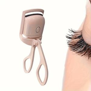 TEMU 새로운 USB 충전식 속눈썹 컬러 - 부드러운 케어, 24시간 지속적인 컬링, 화이트 & 핑크, 자연스러운 속눈썹 손상 없음, 완벽한 컬링을 쉽게 달성, 크리스마스, 할로윈, 발렌타인데이, 이스터와 같은 특별한 날에 이상적인 선물
