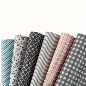 TEMU 크래프트 선물 포장지 세트 - 6/10개 다양한 체크무늬 및 패턴, DIY, 남성 생일, 데이, 비즈니스 및 아버지의 날 선물을 위한 다양한 장식 액세서리 포함