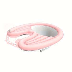TEMU 접이식 및 휴대용, 임산부, 노인, 환자 및 기타 신체 장애가 있는 사람들을 위한 3피스 세트 헤드업 세면대, 누수 없음, 두꺼운 세면대, 공기 펌프, 배수 파이프, 수리 패치 포함