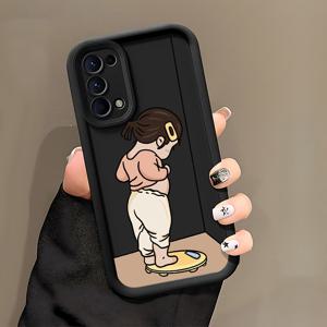 TEMU 갤럭시 S25 S24 S23 S22 S20 FE 울트라 플러스 4G 5G용 웨이인 걸 폰 케이스, 안티쇼크 소프트 TPU 백 커버